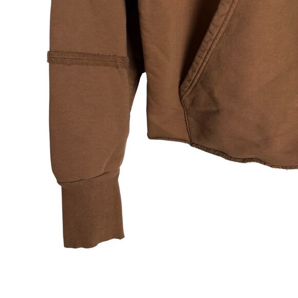 Drew House Mascot Deconstructed Brown Yellow Smiley Face Graphic Hoodie Small - Picture 4 of 11